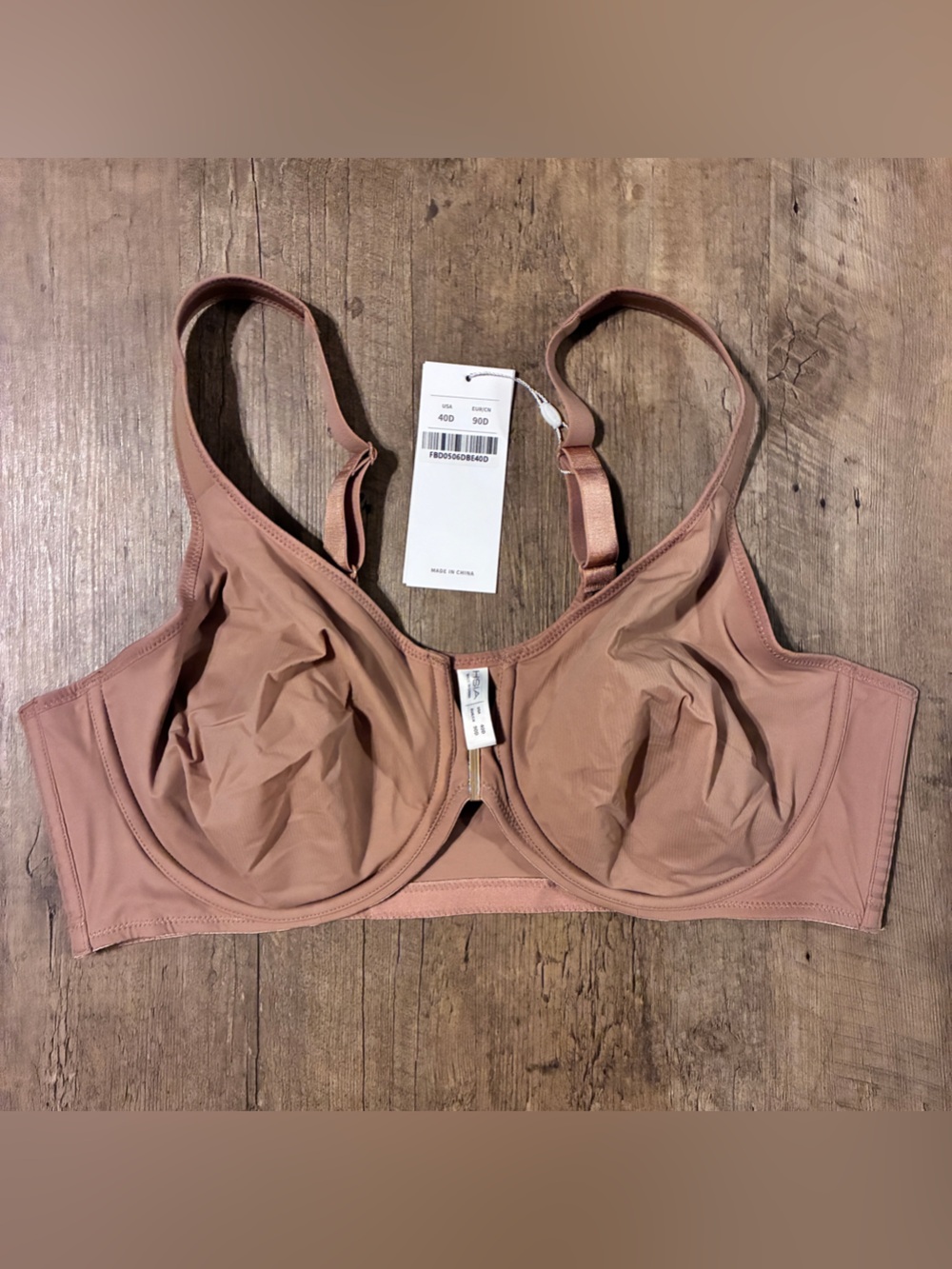 HSIA Everyday Support Underwire Bra in Tan/Nude/Beige